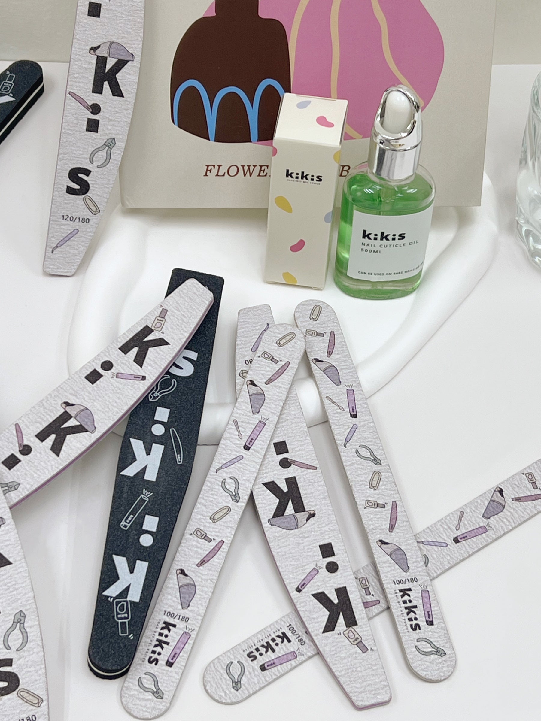 Topclou Nailhaus KIKIS Nail Thin File (150/240) - Half Oval