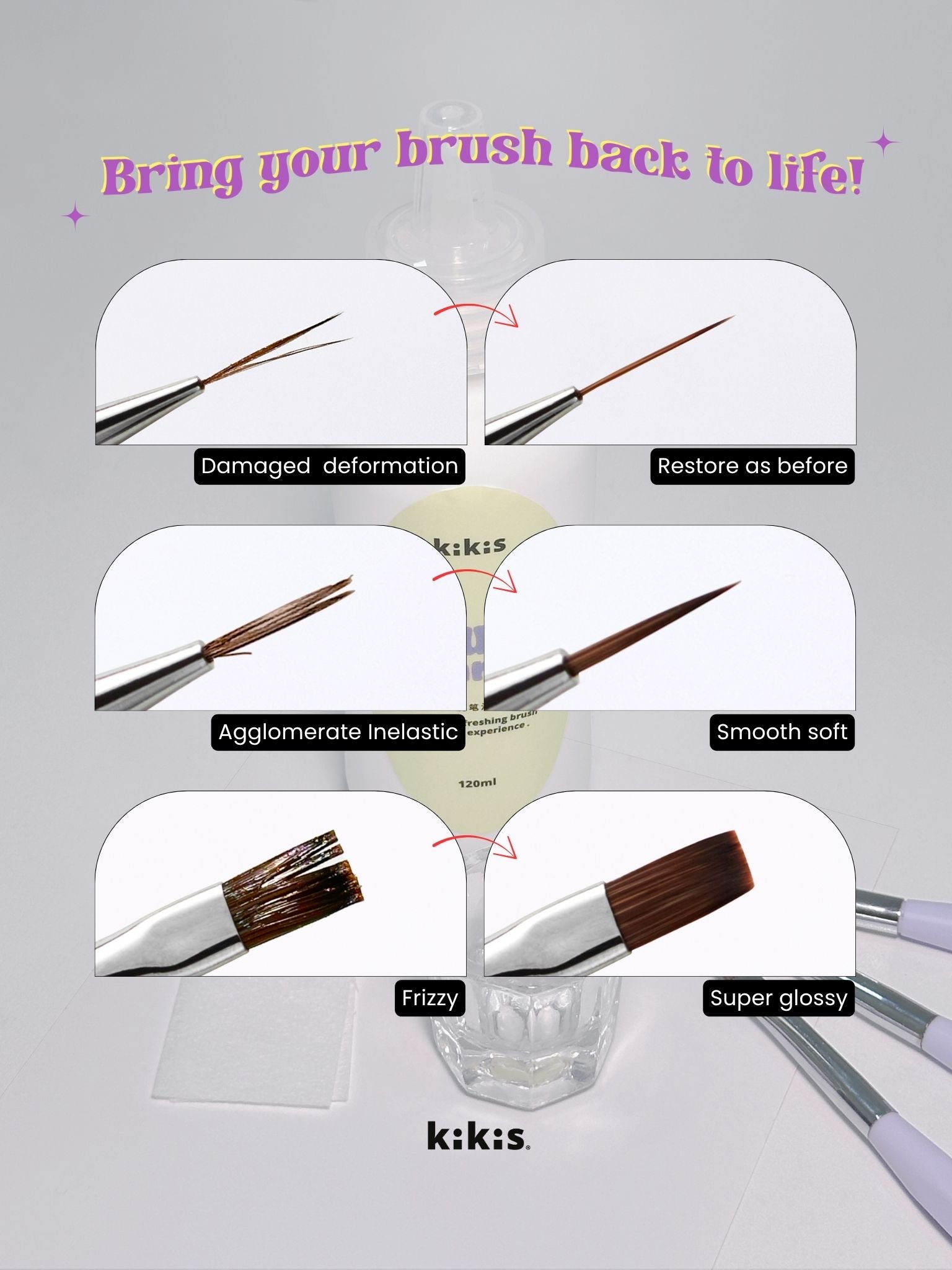 Topclou Nailhaus KIKIS Nail Brush Cleanser