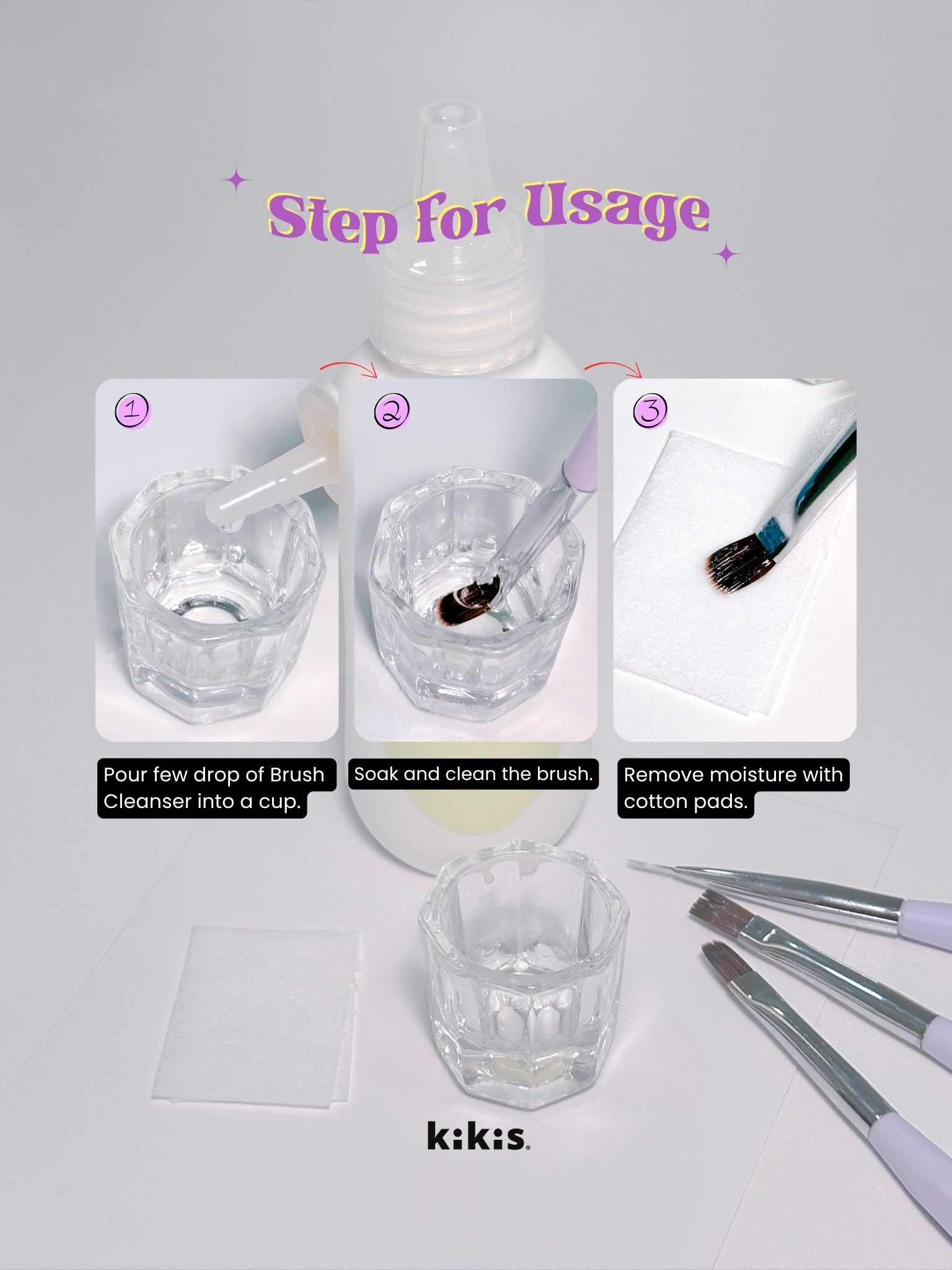 Topclou Nailhaus KIKIS Nail Brush Cleanser