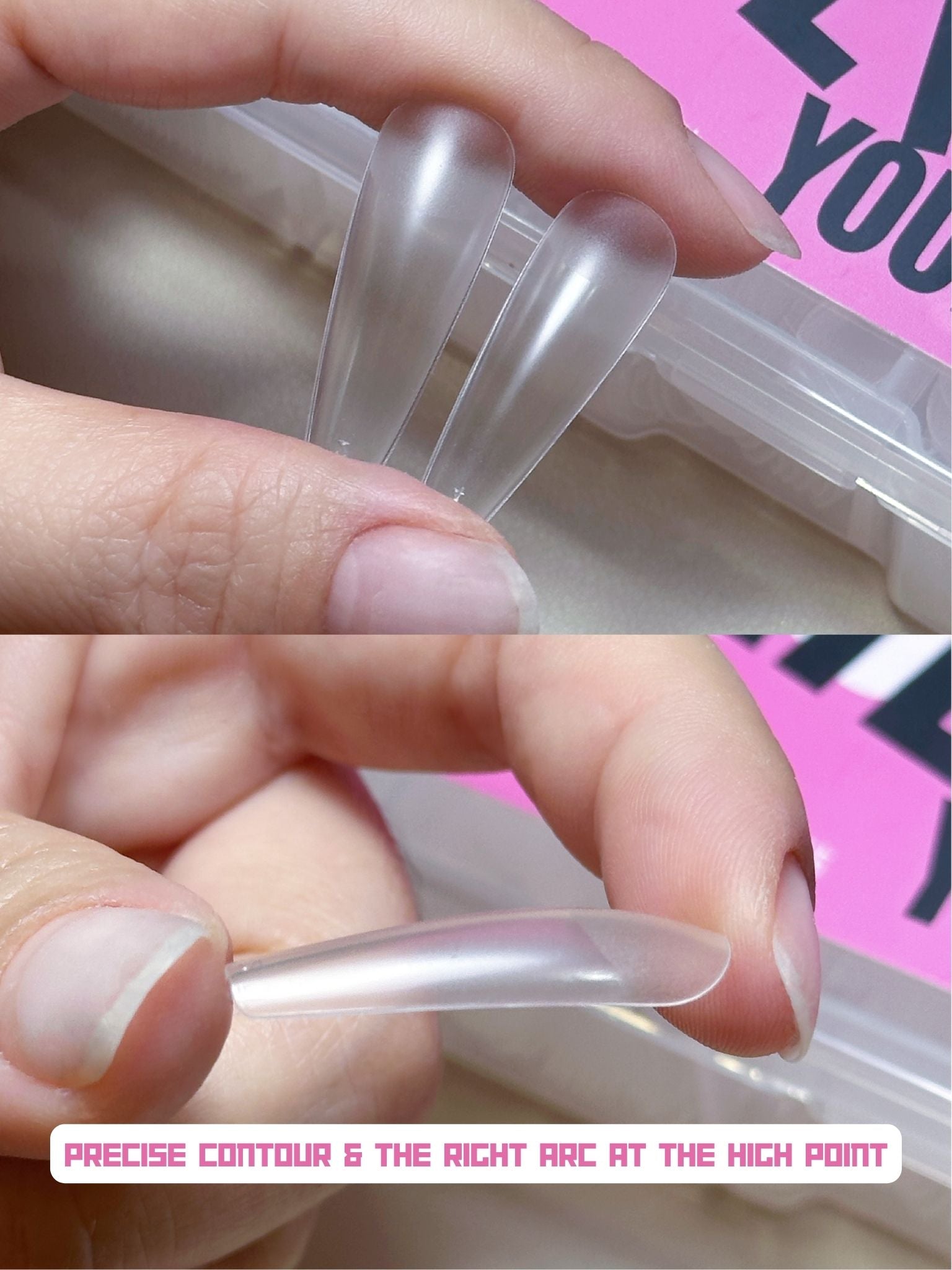 Topclou Nailhaus TOPCLOU Half Matte Nail Tips