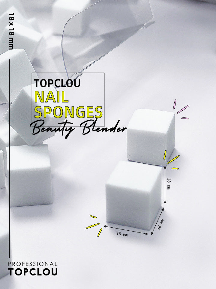 Topclou Nailhaus TOPCLOU Nail Sponges 200pcs Bundle with Grabbing Pen