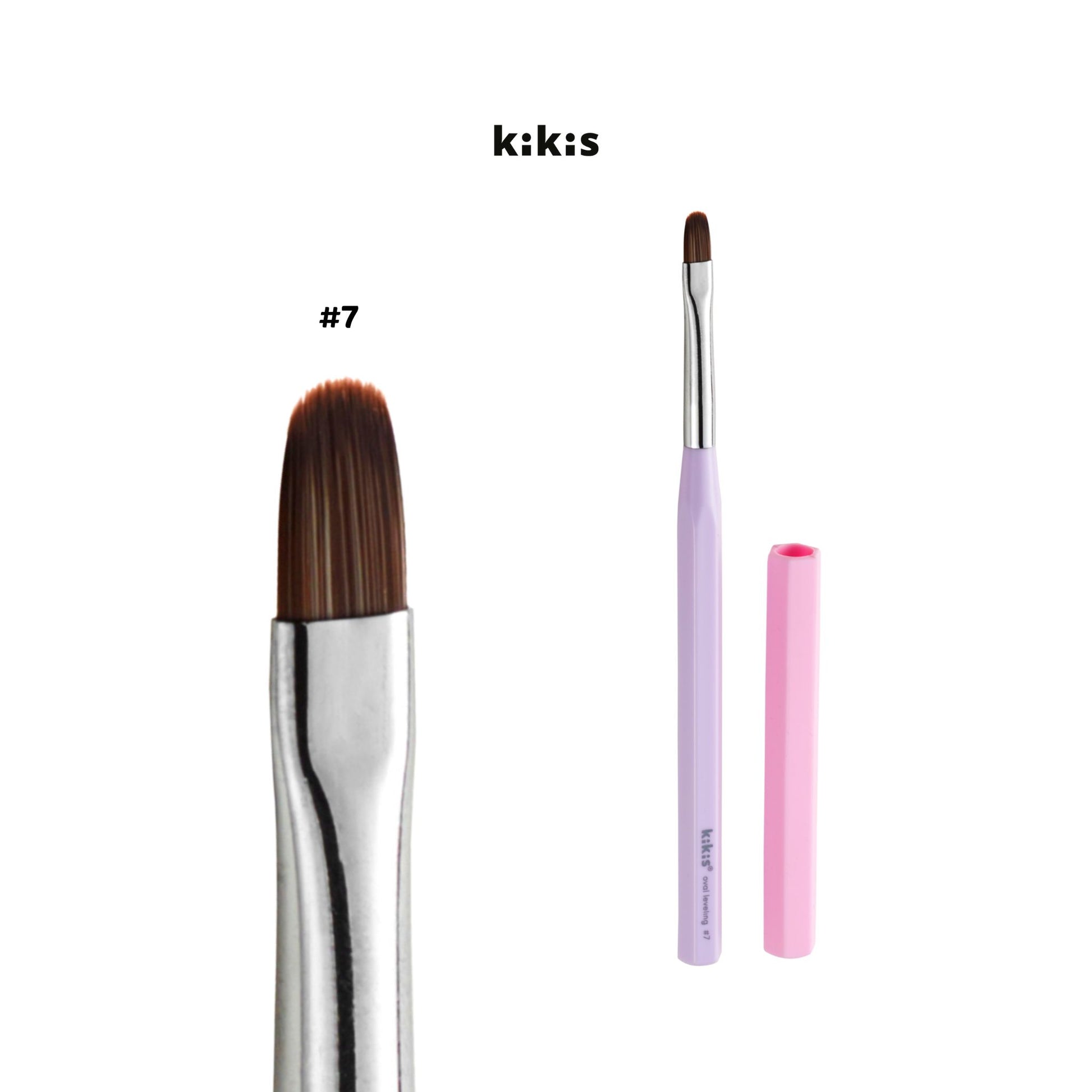 Topclou Nailhaus KIKIS #07 Oval Leveling Brush