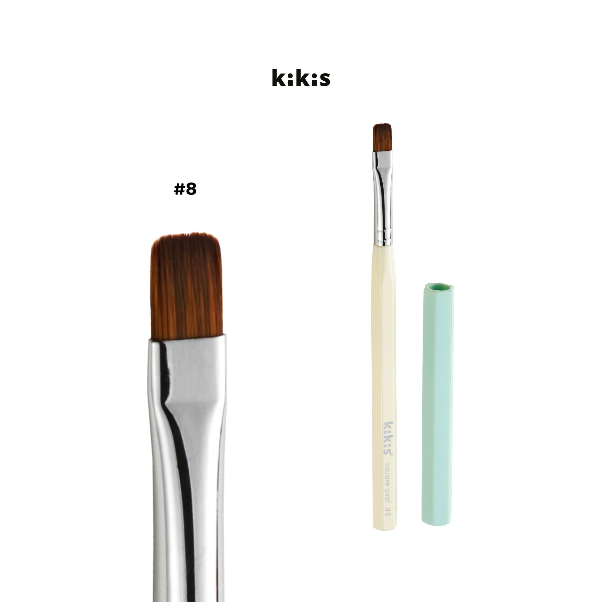Topclou Nailhaus KIKIS #08 Square Oval Color Gel Brush