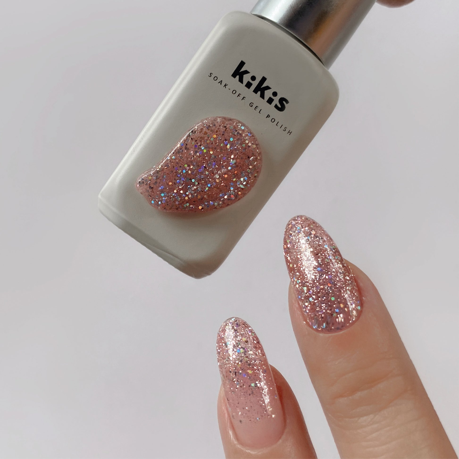 Topclou Nailhaus KIKIS K02 Sweet Rose Glitter