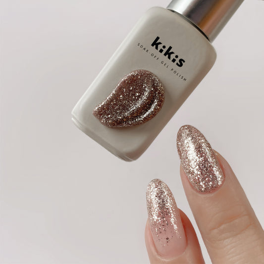 Topclou Nailhaus KIKIS K04 Peach Glitter