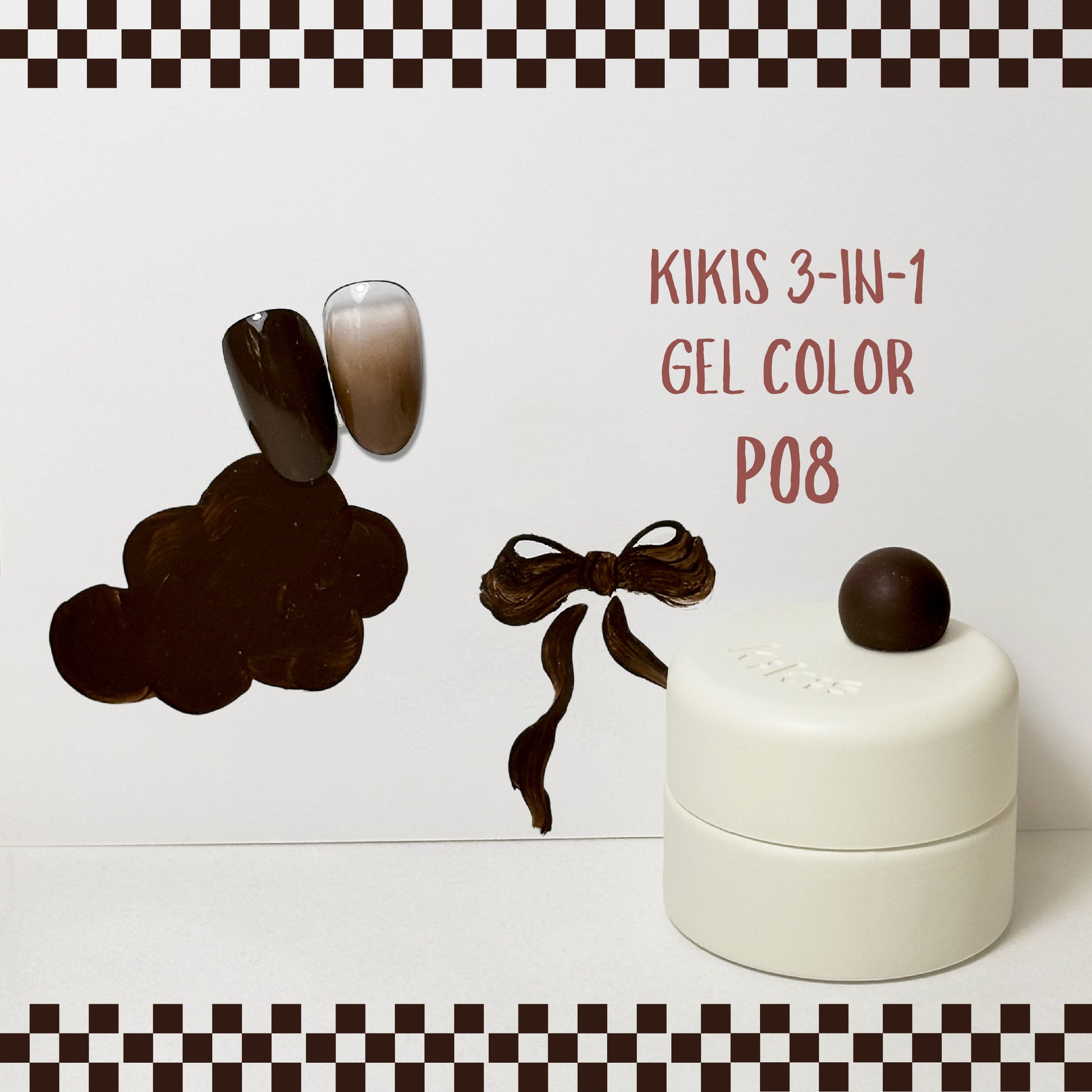 Topclou Nailhaus KIKIS 3-in-1 Solid Gel P08