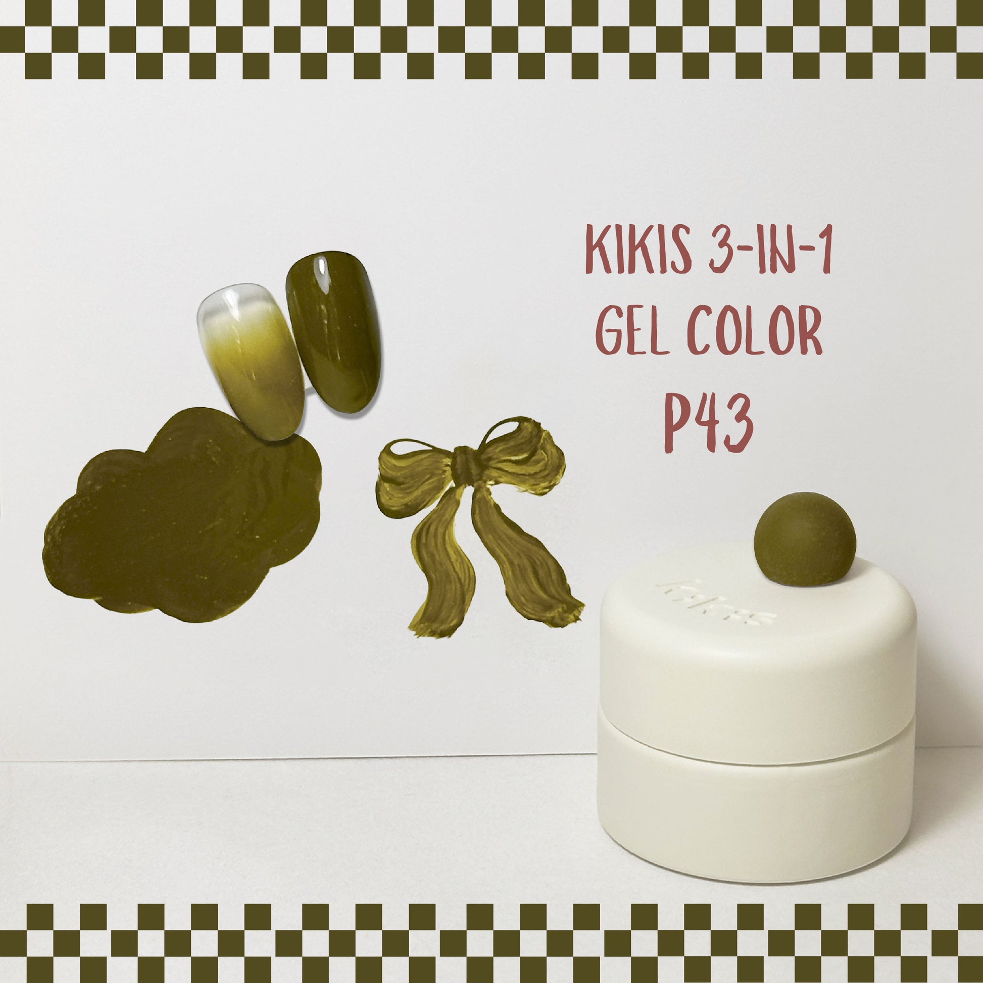 Topclou Nailhaus KIKIS 3-in-1 Solid Gel P43