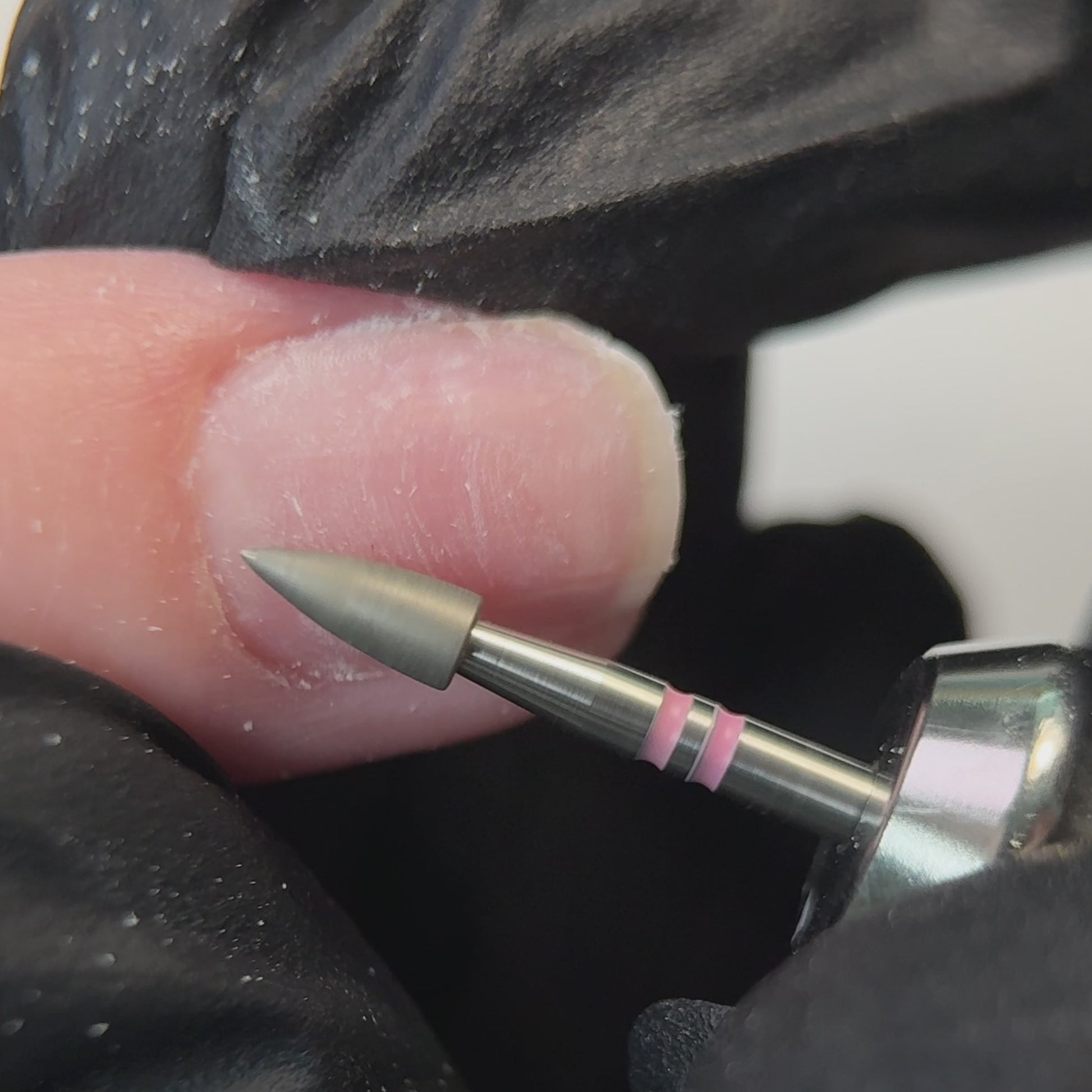TOPCLOU Precision Cone Diamond Nail Drill Bit (Pink)
